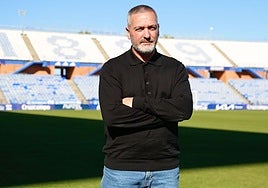 Arzu, en el césped del Nuevo Colombino