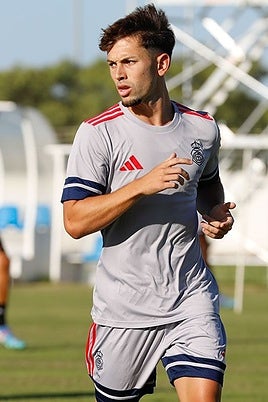 Antonio Arcos, en una sesión de entrenamiento