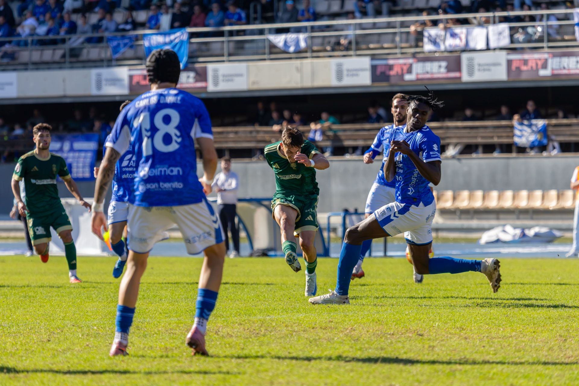 Las mejores imágenes del agridulce empate del Recre en Chapín