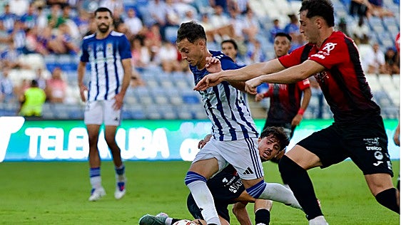 Ale Marín: «Marcar el gol del triunfo me ha servido para liberarme porque contra el Atlético Central no estuve bien»