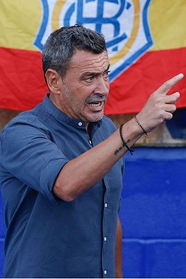 Jesús Galván, entrenador del Recreativo de Huelva.