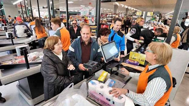 Una caja de Mercadona