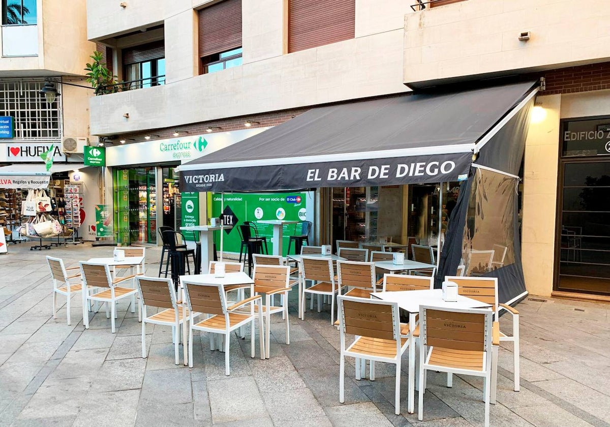 El Bar de Diego en la Plaza del Punto de Huelva capital