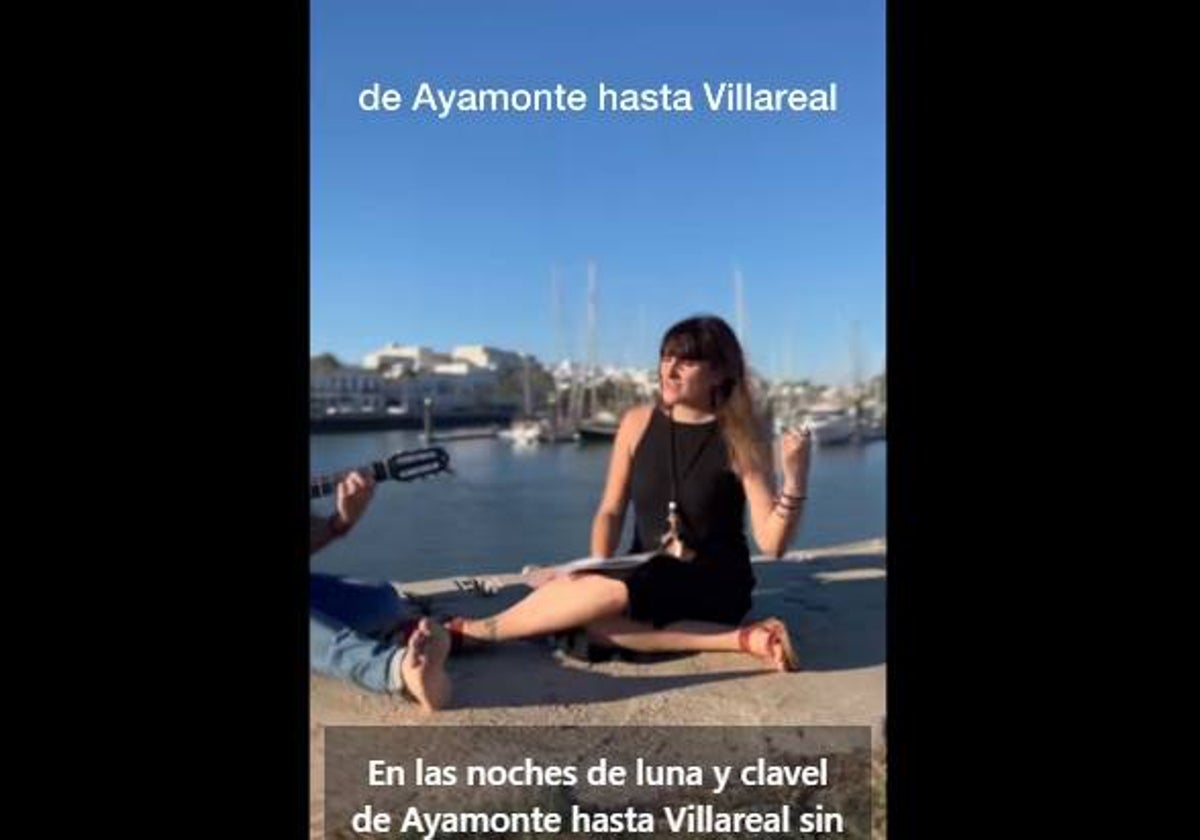 Rozalén ha subido a sus redes el video con esta versión y Ayamonte de fondo