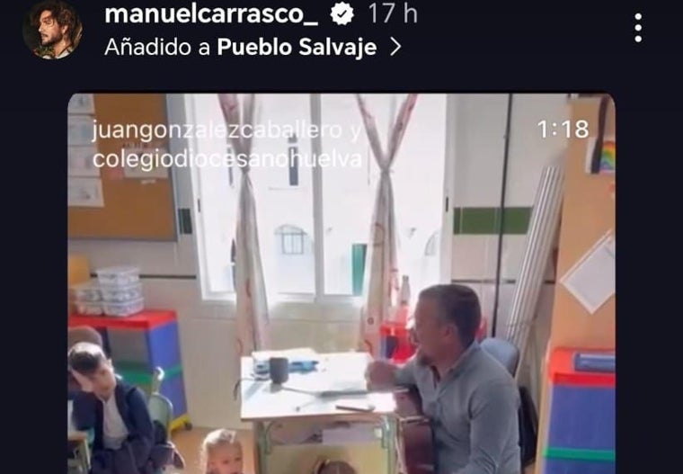 El runrún: la versión infantil de &#039;Pueblo Salvaje&#039; que emociona a Manuel Carrasco