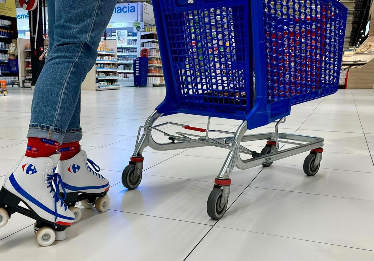 Hacer la compra patinando ya es posible