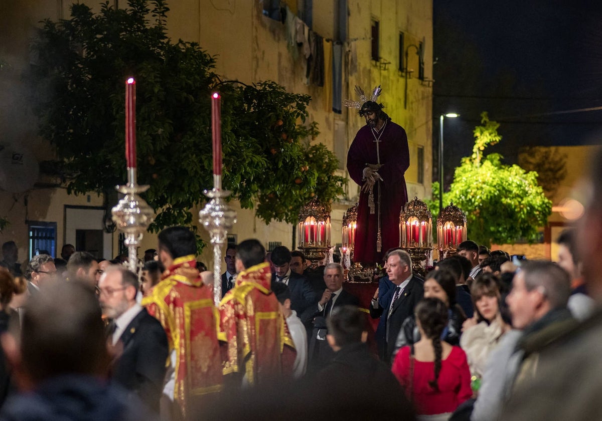 El Señor de la Sentencia en su Vía Crucis extraordinario este sábado