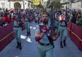 Horario e itinerario del desfile de la Legión en Huelva el Sábado de Pasión de 2024