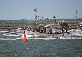 La Virgen de la Bella regresa a Lepe tras participar en la Magna Mariana de Huelva