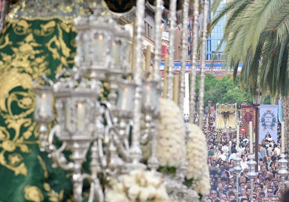 Una de las imágenes que dejó la Magna Mariana onubense