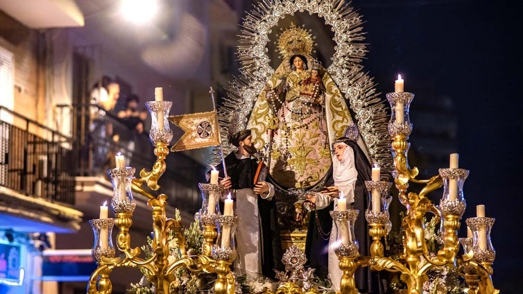 Primera gran cita cofrade tras la Magna de Huelva: la Virgen del Rosario recorrerá el Polvorín