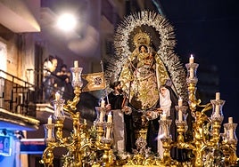 Primera gran cita cofrade tras la Magna de Huelva: la Virgen del Rosario recorrerá el Polvorín