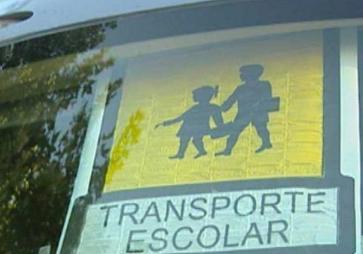 Un transporte escolar