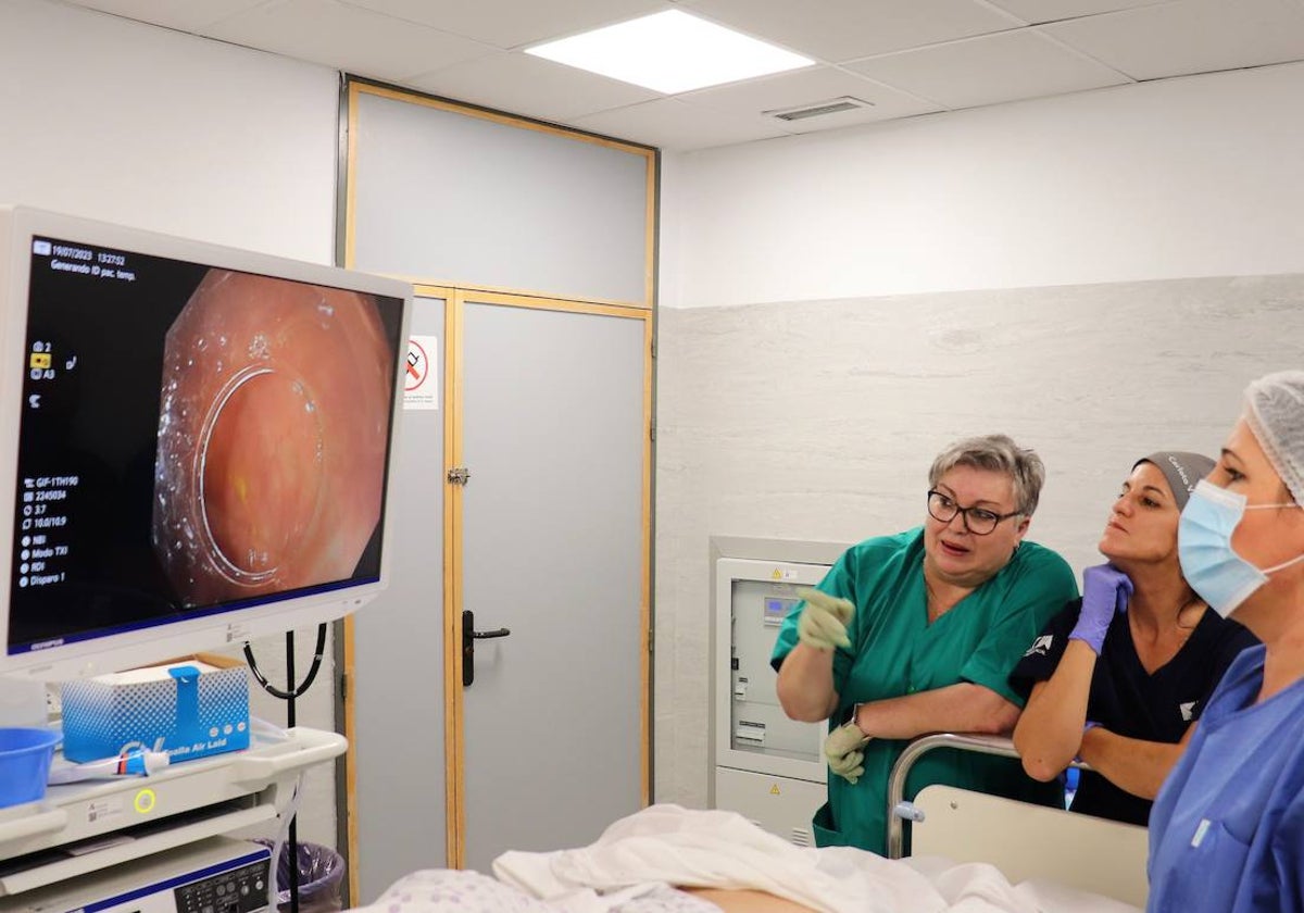 La doctora Ana Bejarano, jefa del Servicio de Aparato Digestivo
