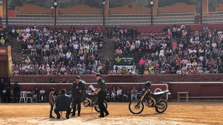 Jornada de Puertas Abiertas de la Comandancia de la Guardia Civil de Huelva en la Plaza de Toros de La Merced