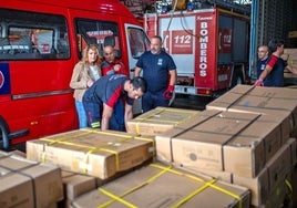 Bomberos de Huelva regresan a Marruecos con ayuda material para la zona afectada por el terremoto