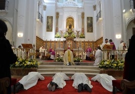 La Catedral de Huelva, testigo de un acontecimiento histórico con la ordenación de tres nuevos sacerdotes y un diácono