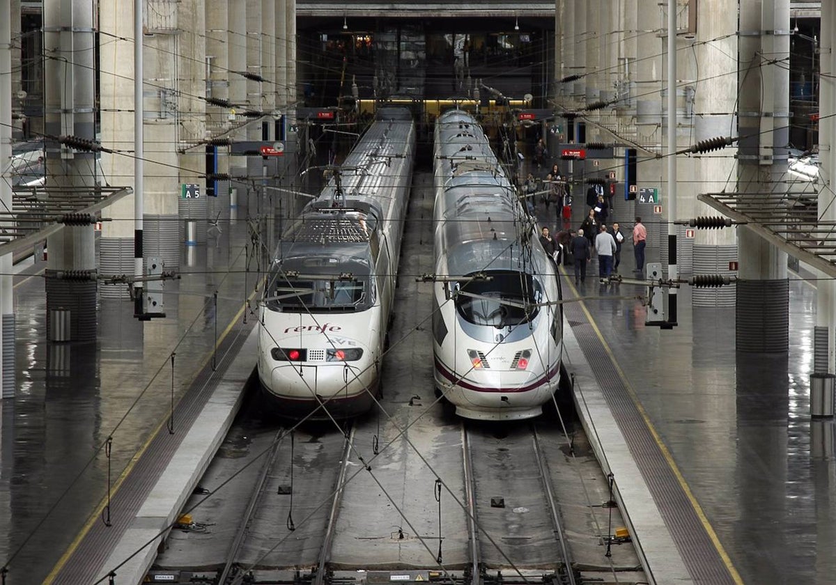 Una estación de tren