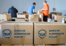 La recogida de primavera del Banco de Alimentos de Huelva confía en corregir el «preocupante» descenso de las donaciones