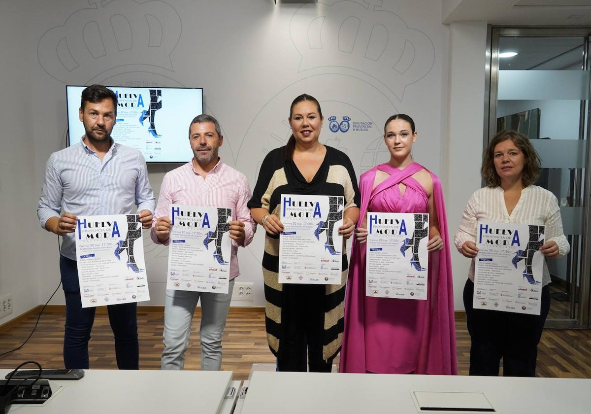 La presentación esta mañana en la Diputación del desfile 'Huelva Provincia de Moda'