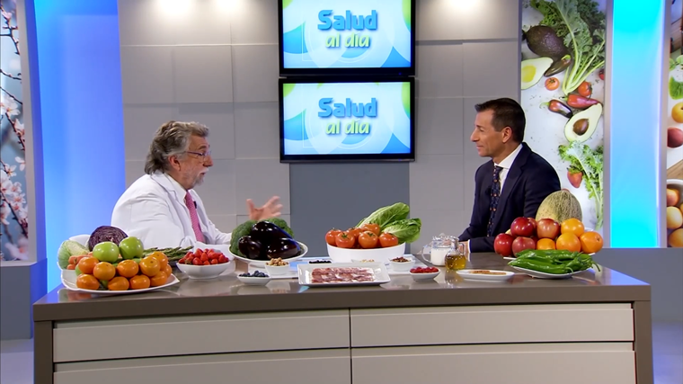 El nutricionista Antonio Escribano, durante su intervención en el programa 'Salud al día'