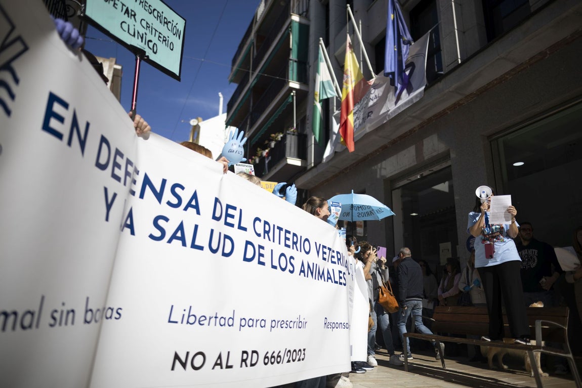 Los Veterinarios de Huelva se manifiesta en contra de la Ley de Medicamentos