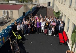 En la recta final las obras de 'El Patio del Amor' en el Hospital Juan Ramón Jiménez