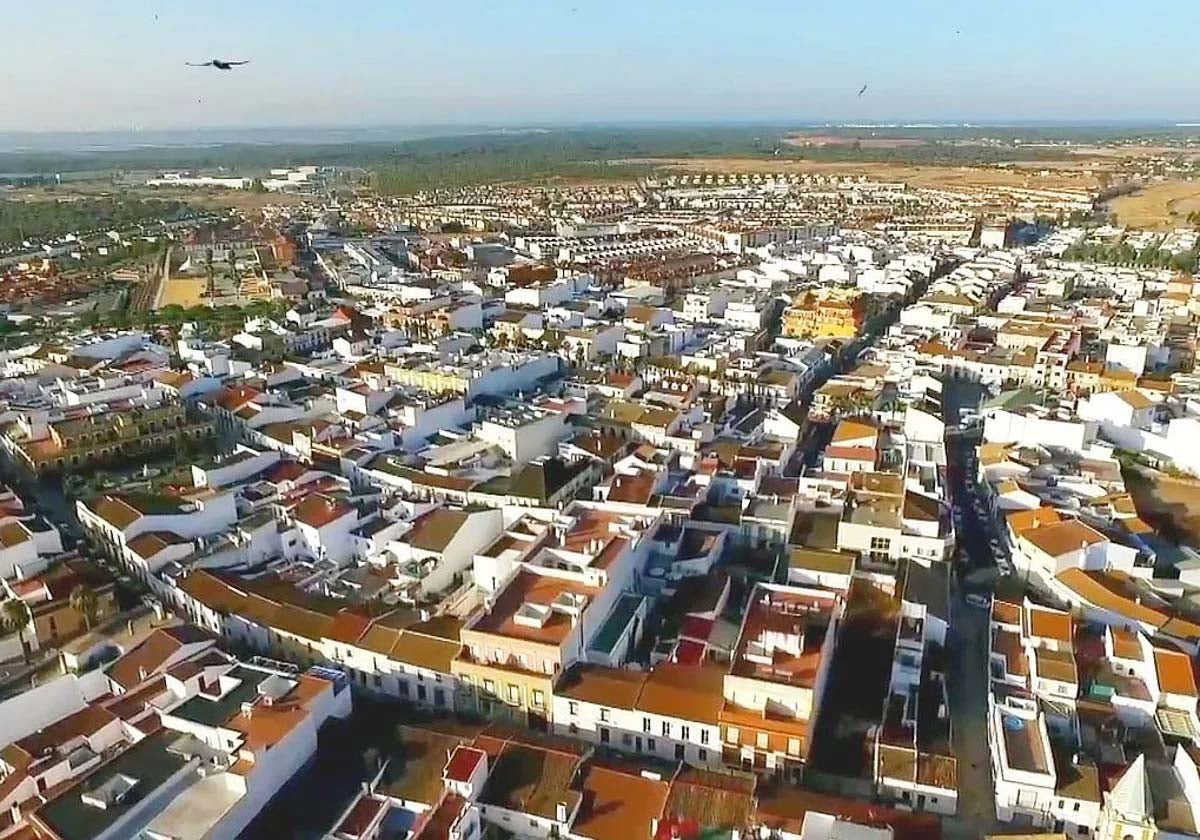 Panorámica aérea de Aljaraque