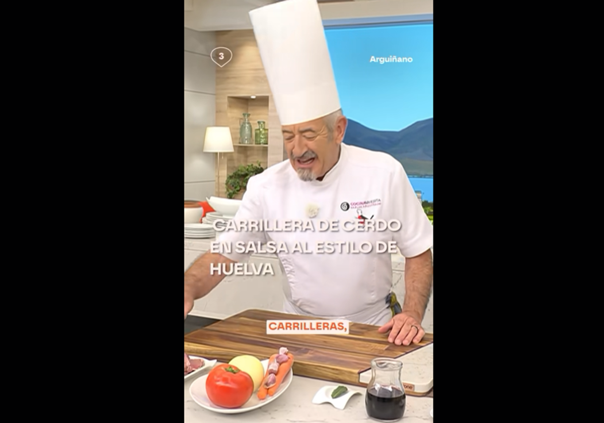 Karlos Arguiñano desvela su secreto para hacer las carrilleras al 'estilo Huelva'