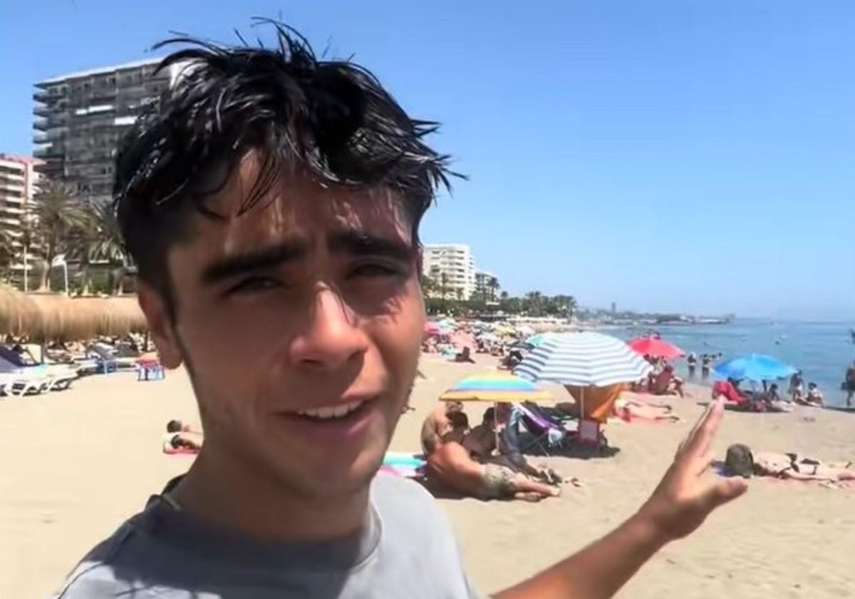 Un estadounidense va a la playa de Marbella y la compara con Matalascaña
