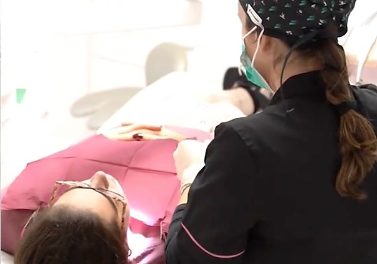 Paciente en la consulta del dentista