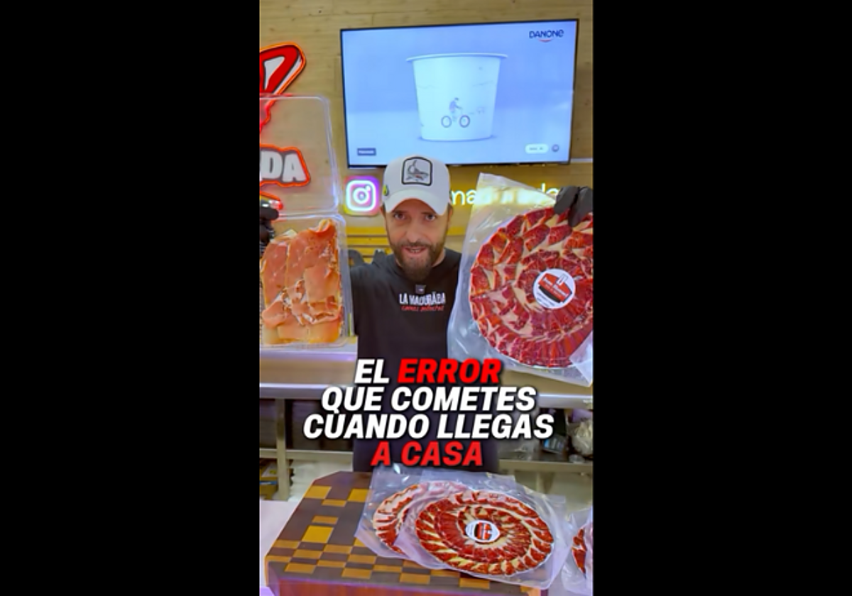 Un carnicero advierte del gran error que muchos cometen al comprar jamón y por qué no deberías hacerlo