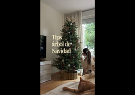 Una experta en decoración revela el truco definitivo para poner las luces de Navidad que están siguiendo todas las influencers: «Os va a quedar un árbol de revista»