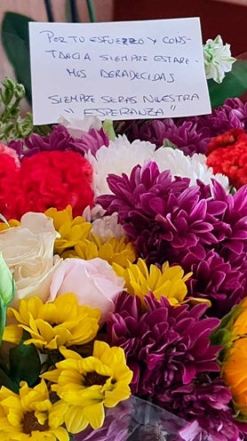 Imagen secundaria 2 - Trabajos de exhumación en el cementerio de La Soledad de Huelva, recogida de muestras de ADN de familias que buscan respuestas y un mensaje de agradecimiento a la presidenta de la asociación.