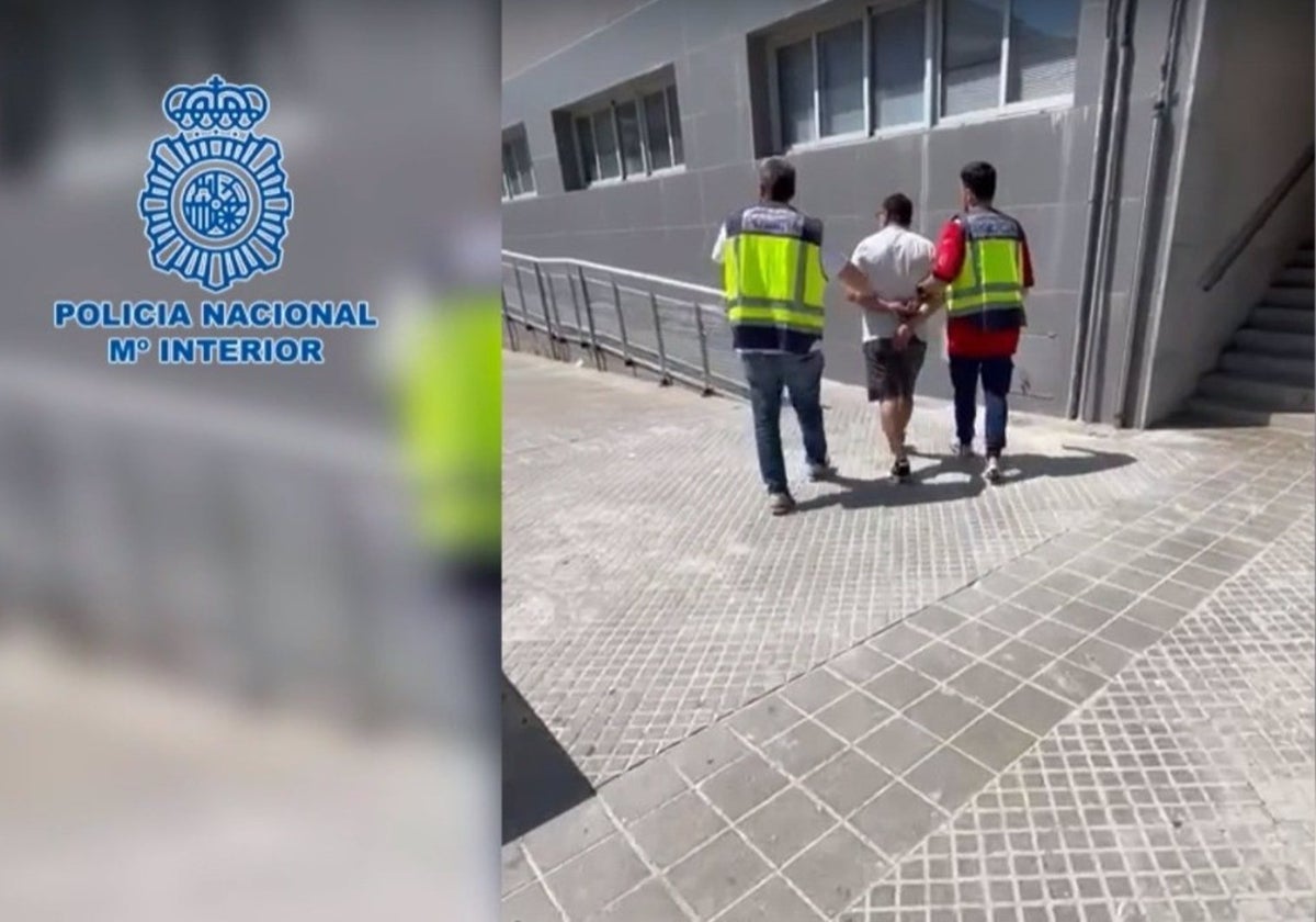 El detenido por la Policía Nacional en Jerez de la Frontera