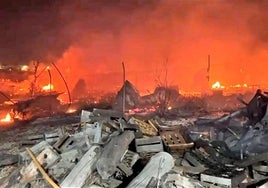 Detenida la presunta autora del incendio del asentamiento de Palos que ha quemado 200 chabolas