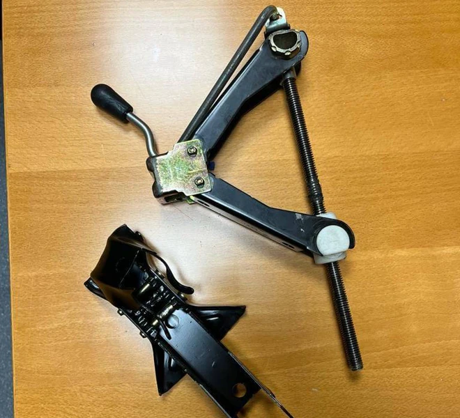 Las herramientas que llevaba en una mochila para perpetrar los robos
