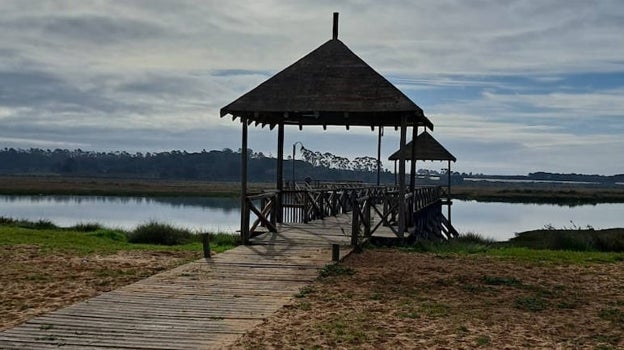 El puente desde el que cayó la mujer rescatada