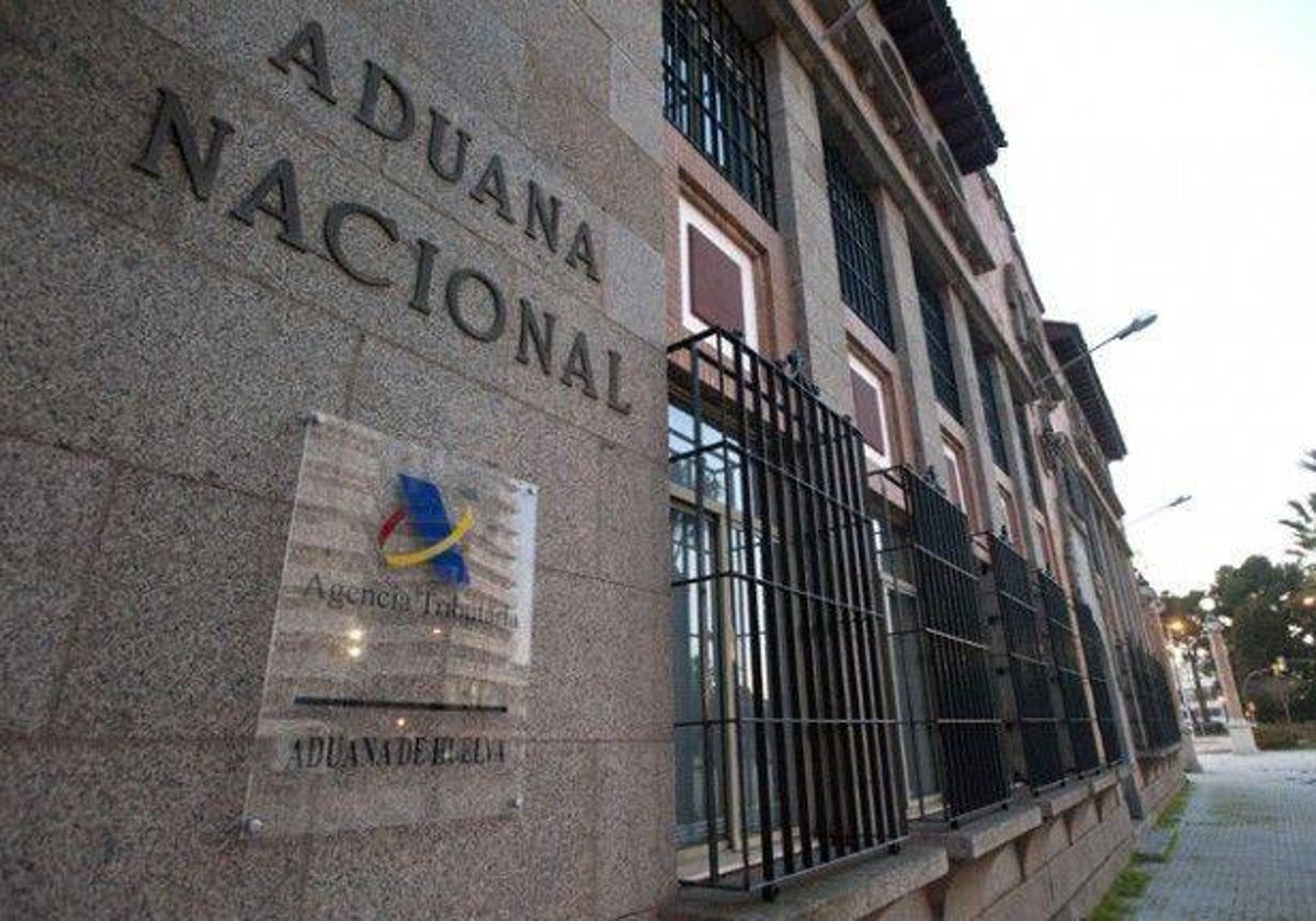 Instalaciones de la Aduana que fueron asaltadas