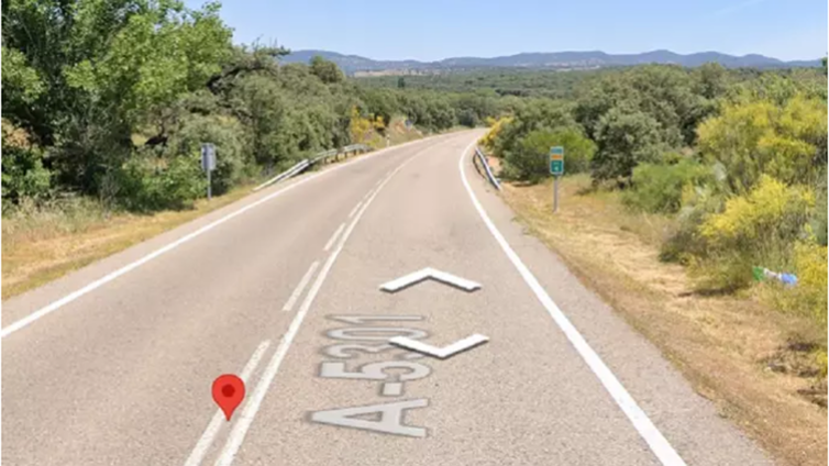 Muere un motorista en un accidente de tráfico en Santa Olalla del Cala