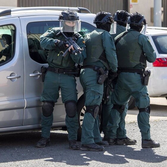 Imagen de archivo de un operativo de la Guardia Civil contra el narcotráfico en la provincia de Huelva