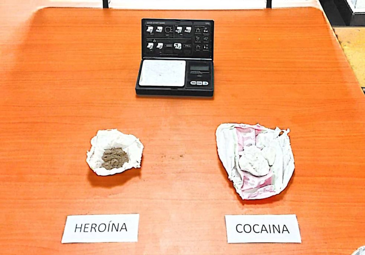 La droga incautada en Bollullos este fin de semana