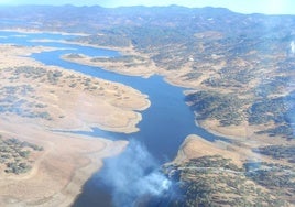 Estabilizado con rapidez un incendio forestal en Corteconcepción