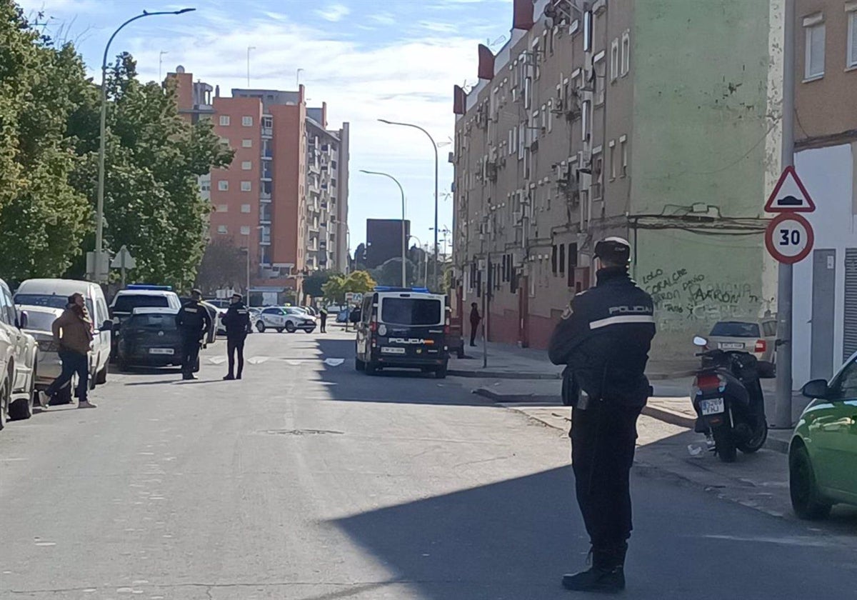 Agente de la Policía Nacional en El Torrejón