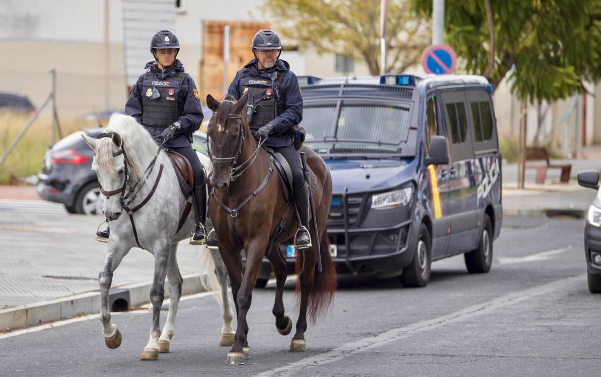 La macrorredada de El Torrejón de Huelva, en imágenes