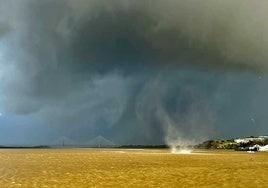 Borrasca Garoé: así descargó la tormenta de este miércoles por la mañana en Huelva