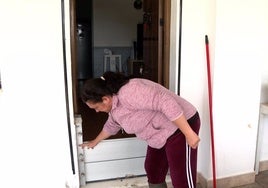 Una vecina evacuada por las inundaciones de Trigueros: «No había nada y de momento todo inundado»
