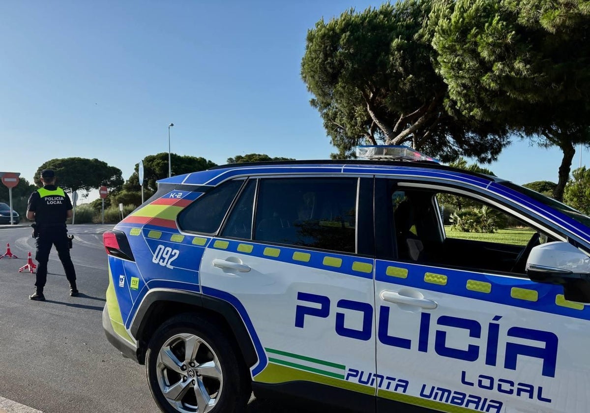 Control de la Policía Local de Punta Umbría