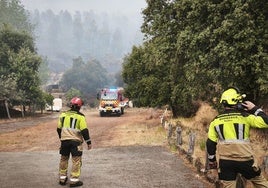 Incendio en Huelva: El Infoca da por controlado el fuego en Jabugo