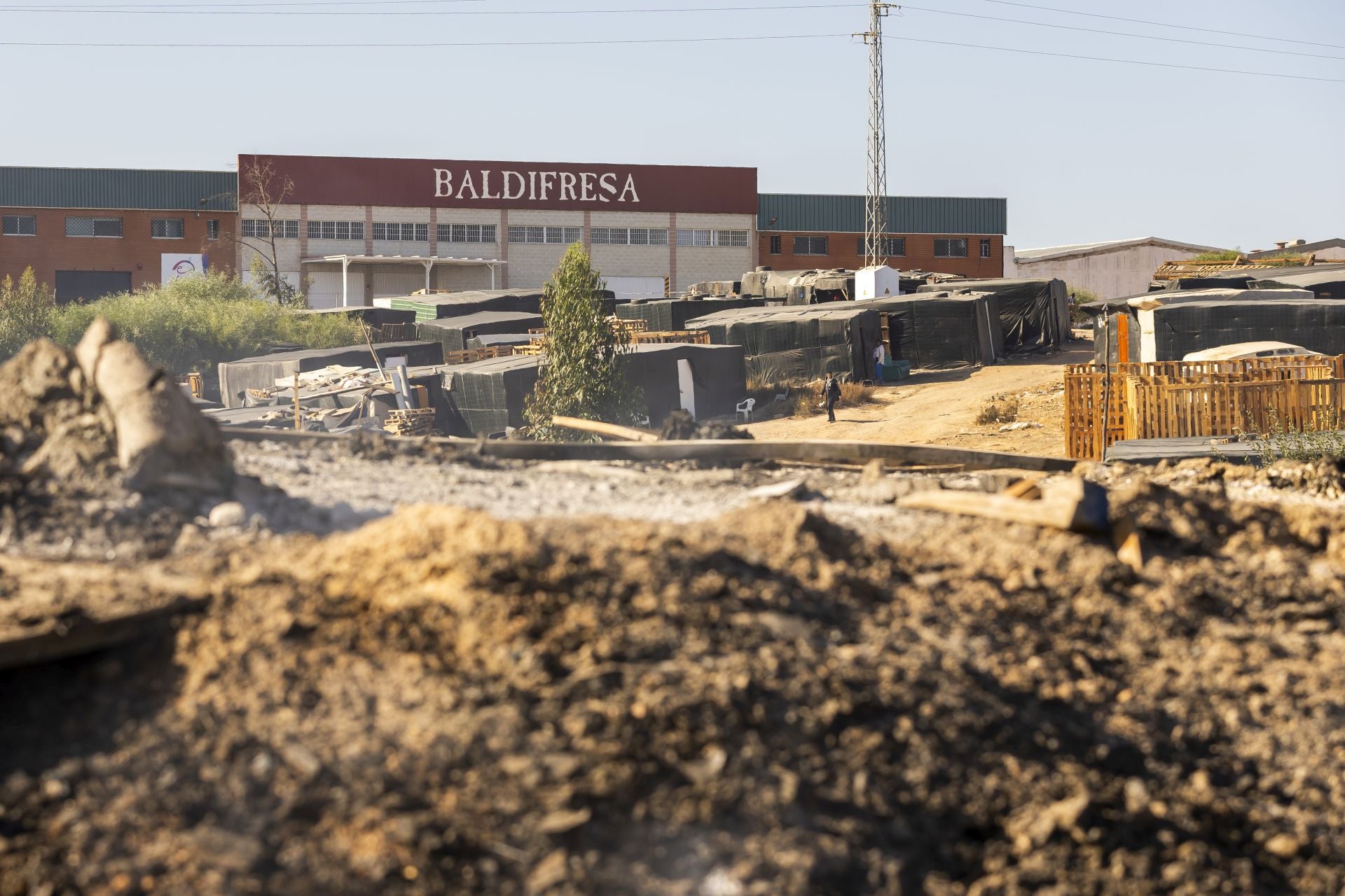 Así ha quedado el asentamiento chabolista de Palos tras el nuevo incendio